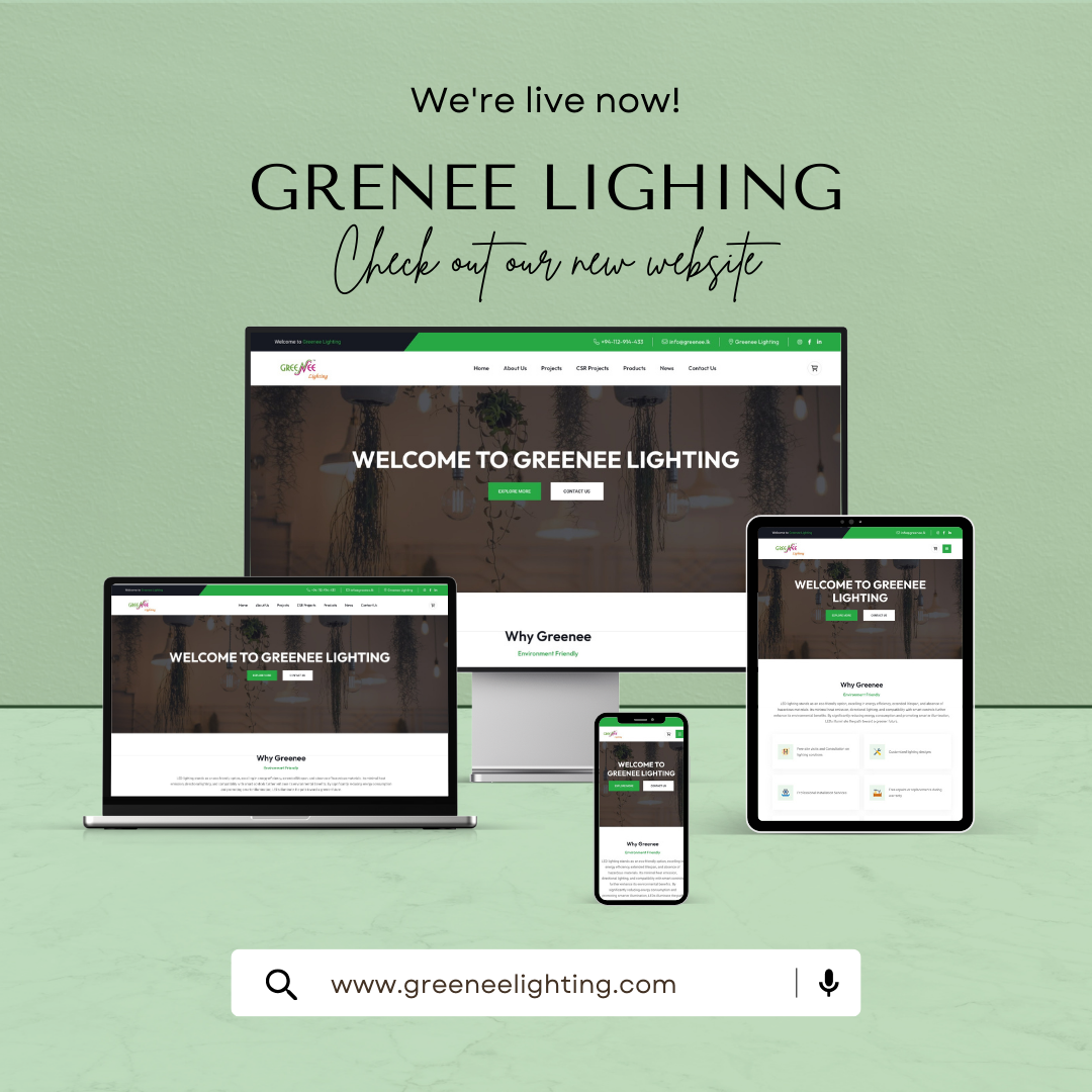 Greenee Lighting Mockup